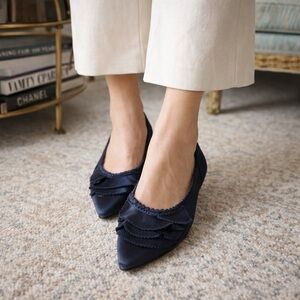 Pedro Garcia satin flats